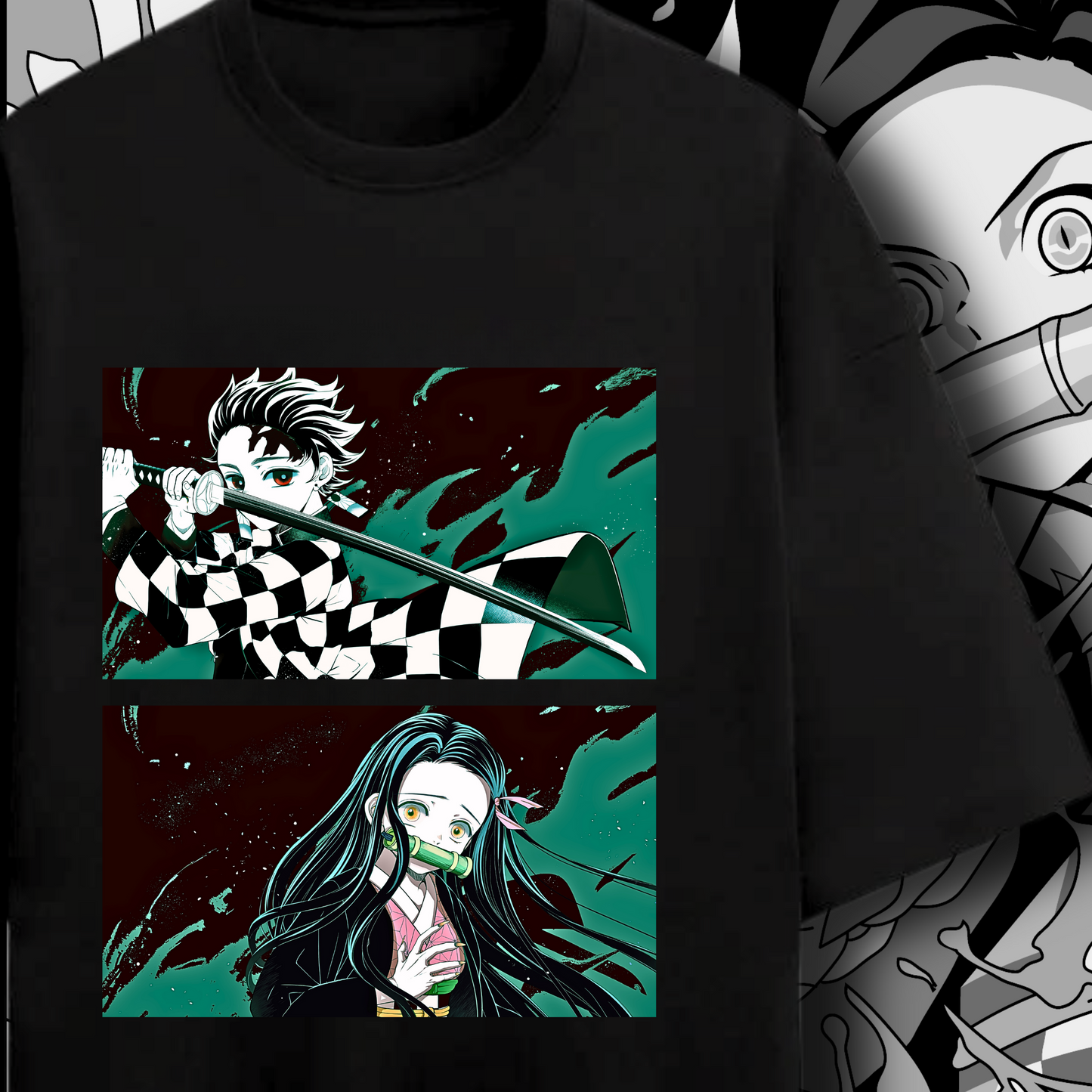 Tanjiro Nezuko Oversized T-Shirt