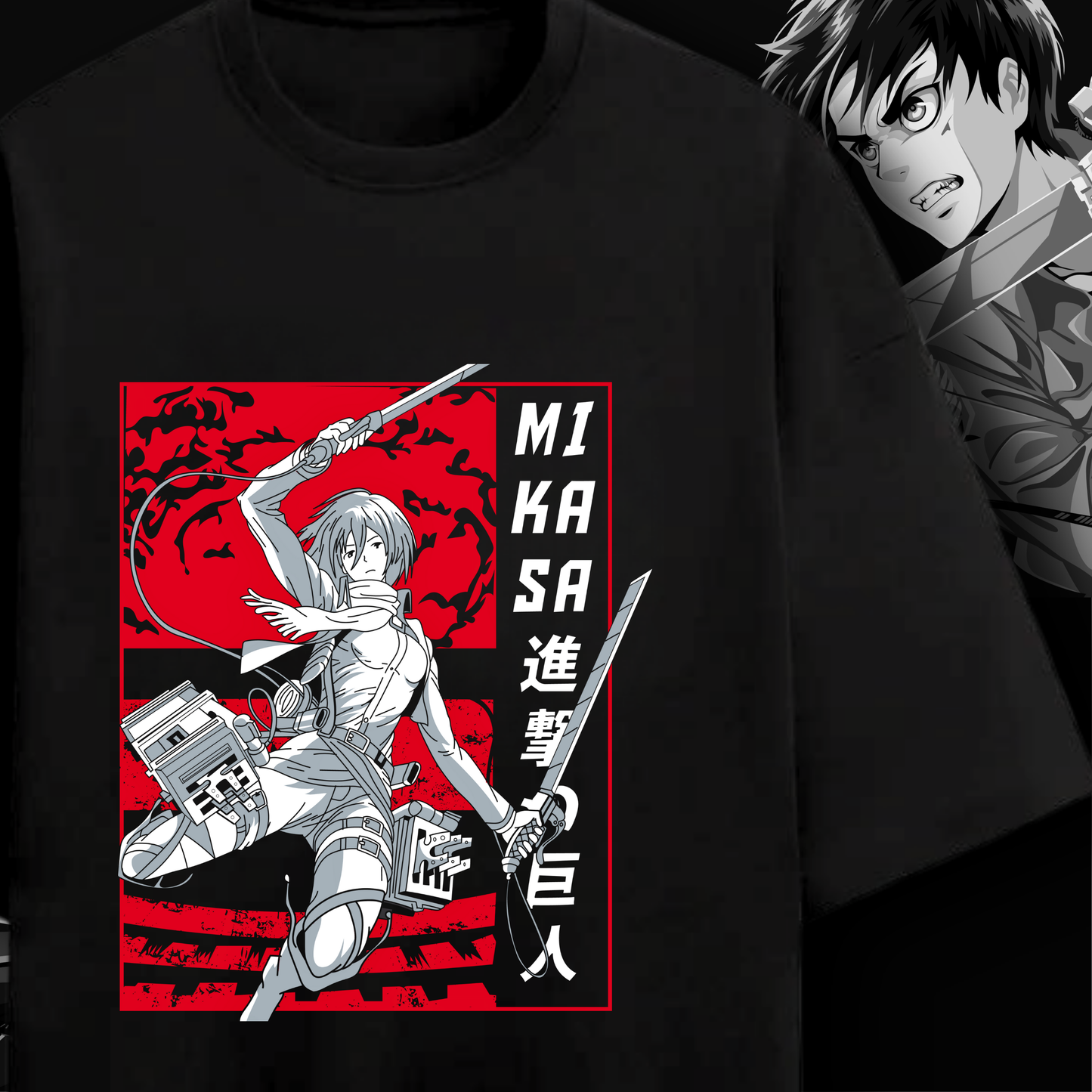 Mikasa Ackerman Oversized T-Shirt