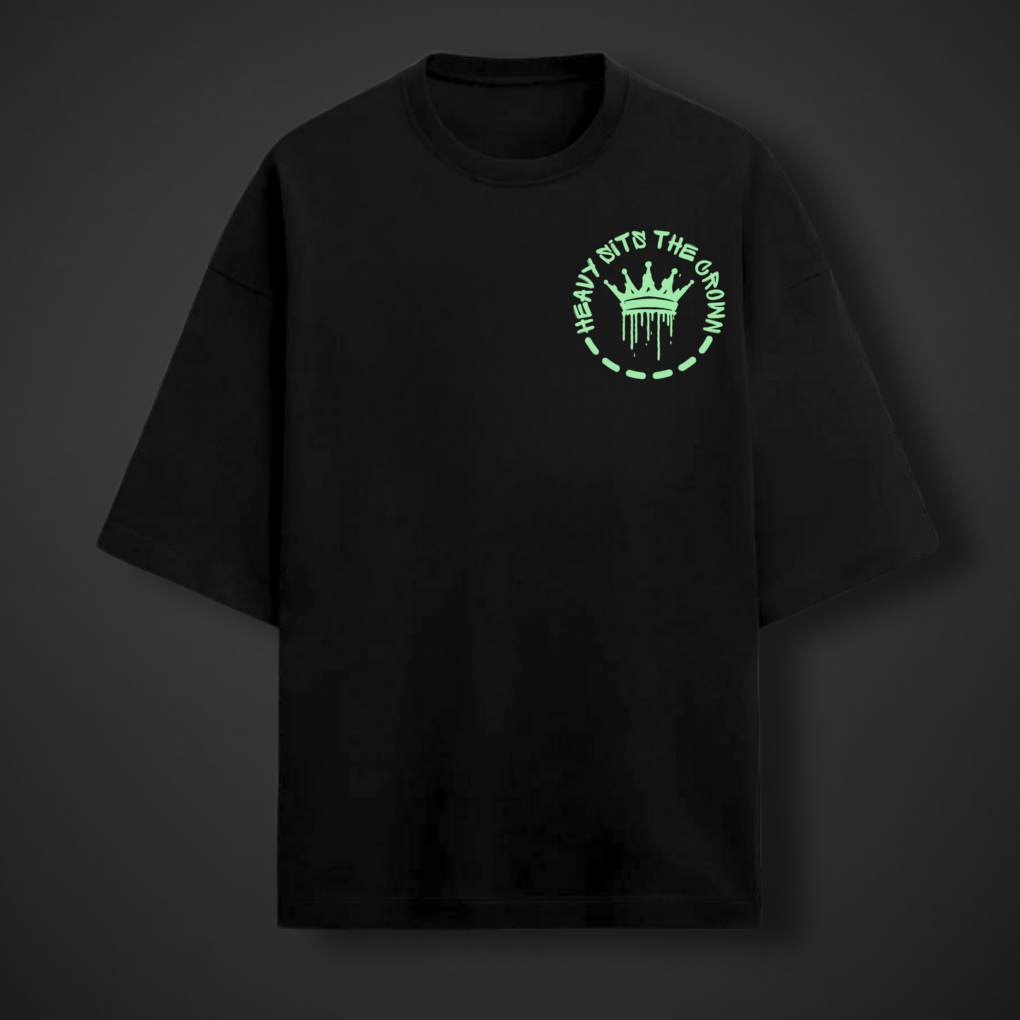 THE CROWN - GLOW IN THE DARK OVERSIZED T-SHIRT