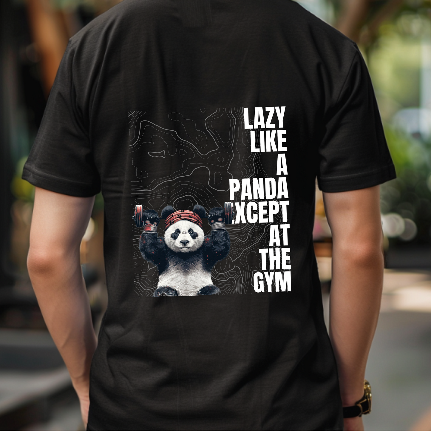 LAZY LIKE A PANDA, EXCEPT AT THE GYM