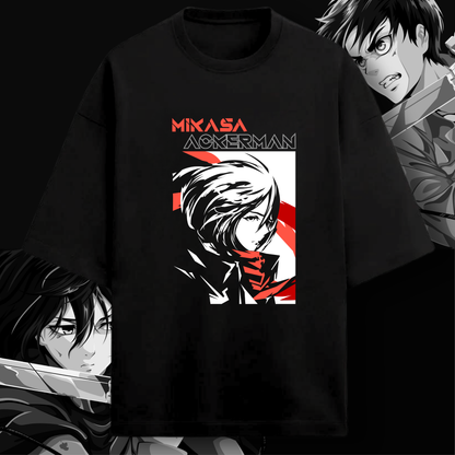 Mikasa Ackerman Oversized T-Shirt