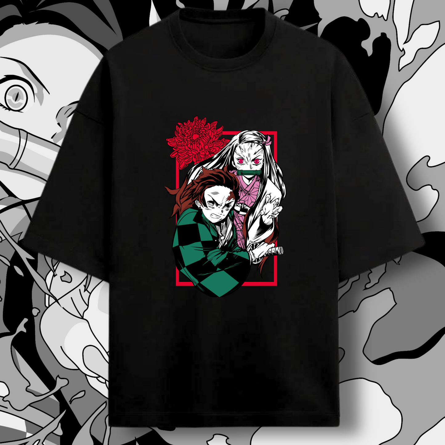 Tanjiro Nezuko Oversized T-Shirt