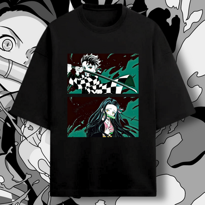 Tanjiro Nezuko Oversized T-Shirt