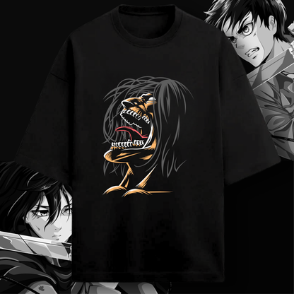 Eren Yeager Attack Titan Oversized T-Shirt