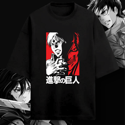 Eren Yeager Attack Titan Oversized T-Shirt