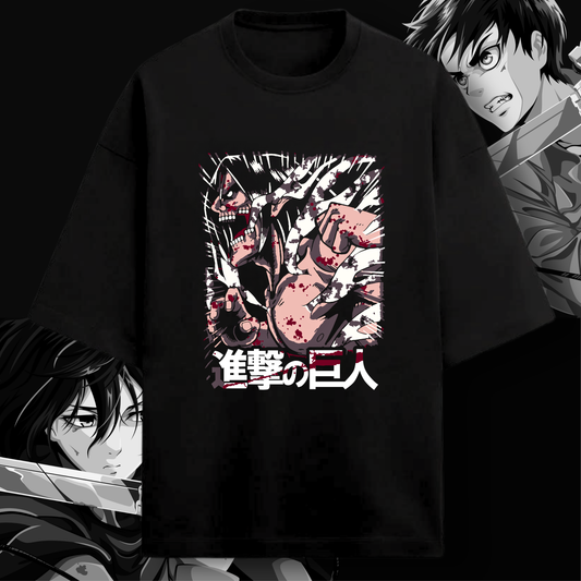 Eren Yeager Attack Titan Oversized T-Shirt