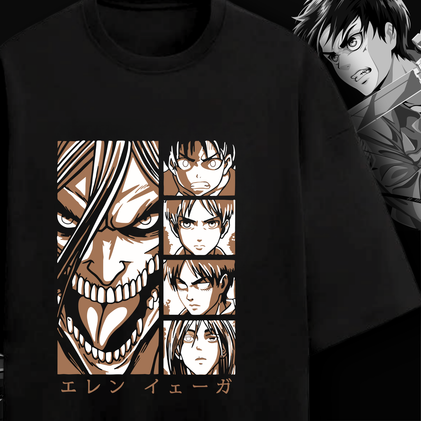 Eren Yeager Attack Titan Oversized T-Shirt