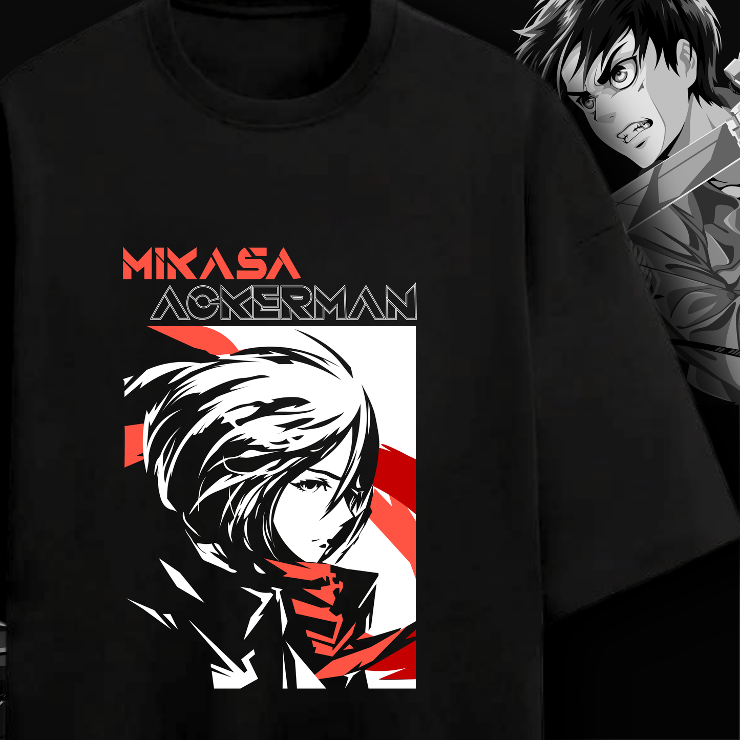 Mikasa Ackerman Oversized T-Shirt