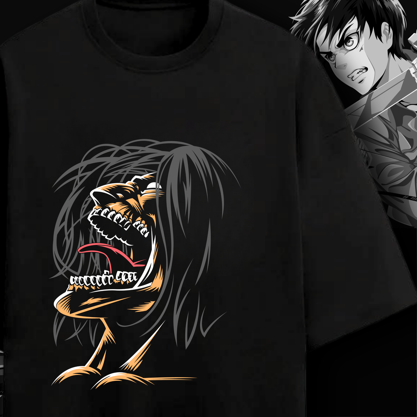 Eren Yeager Attack Titan Oversized T-Shirt