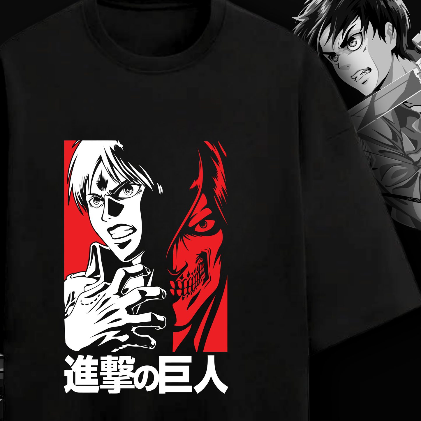 Eren Yeager Attack Titan Oversized T-Shirt