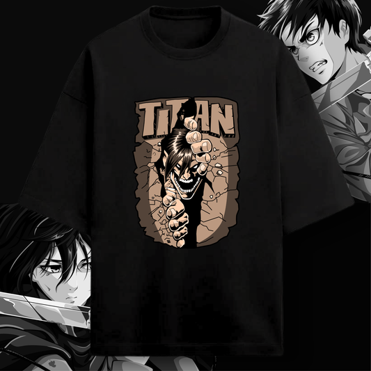 Eren Yeager Attack Titan Oversized T-Shirt