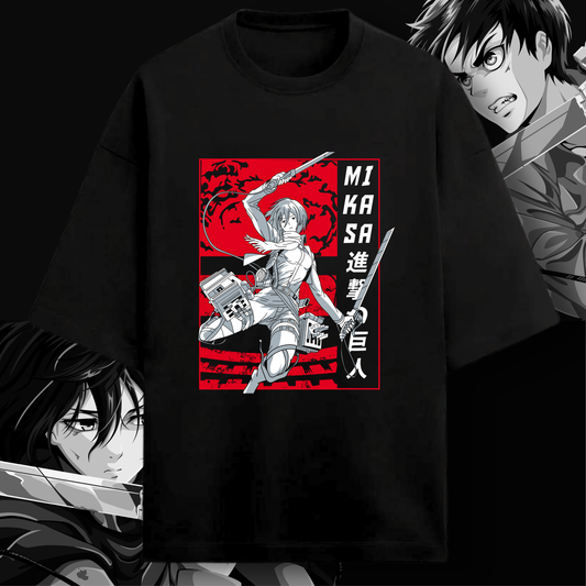 Mikasa Ackerman Oversized T-Shirt