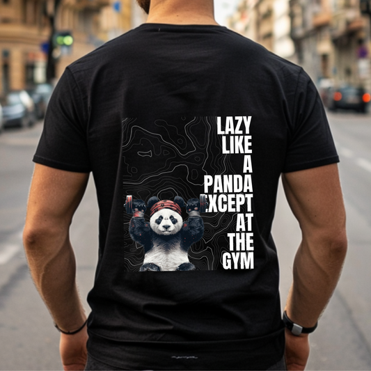 LAZY LIKE A PANDA, EXCEPT AT THE GYM